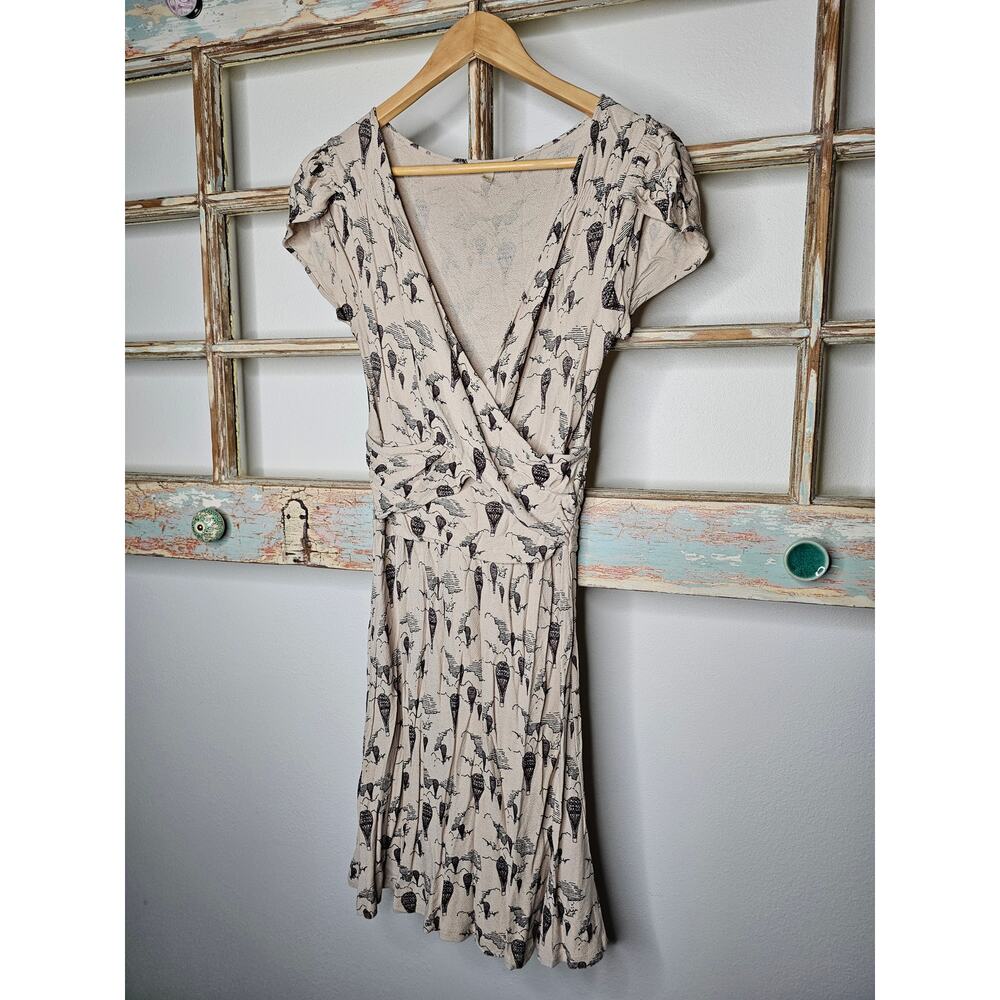 Anthropologie Leifnotes Womens Hot Air Balloons Dress Ladies size XS